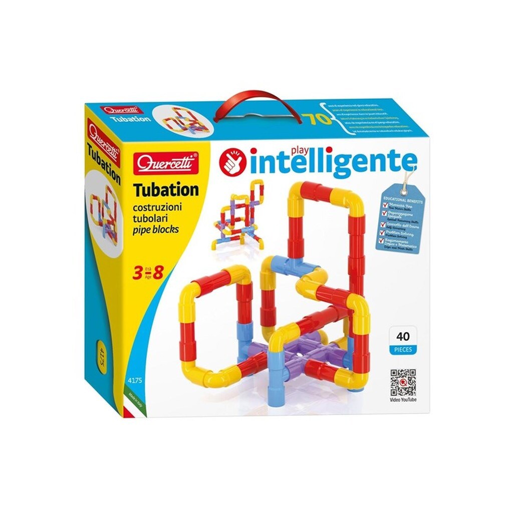 Quercetti Pipe Building Set 40dlg.