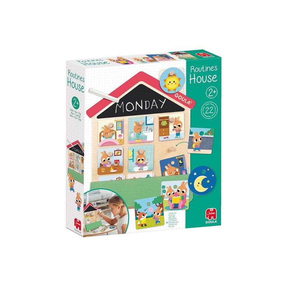 Jumbo Routines House Educational Wooden Game