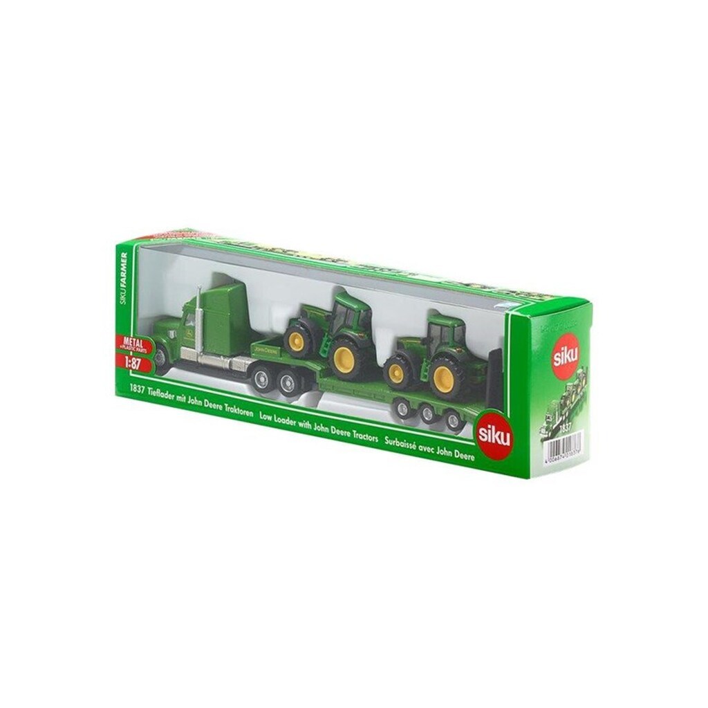SIKU Siku 1:87 Lavtlæsser med John Deere traktorer