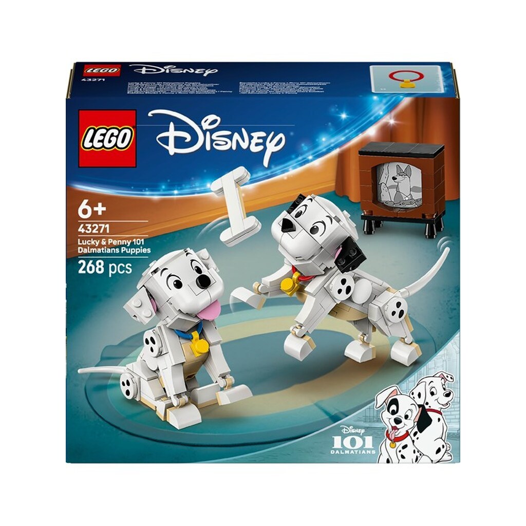 LEGO Disney 43271 Hvalpene Lucky og Penny fra 101 dalmatinere