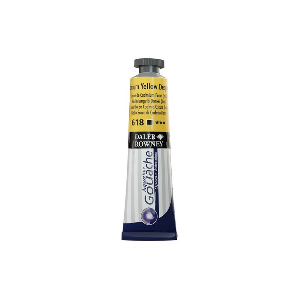 Daler-Rowney Aquafine Gouache 15ml Cad Yellow Deep Hue