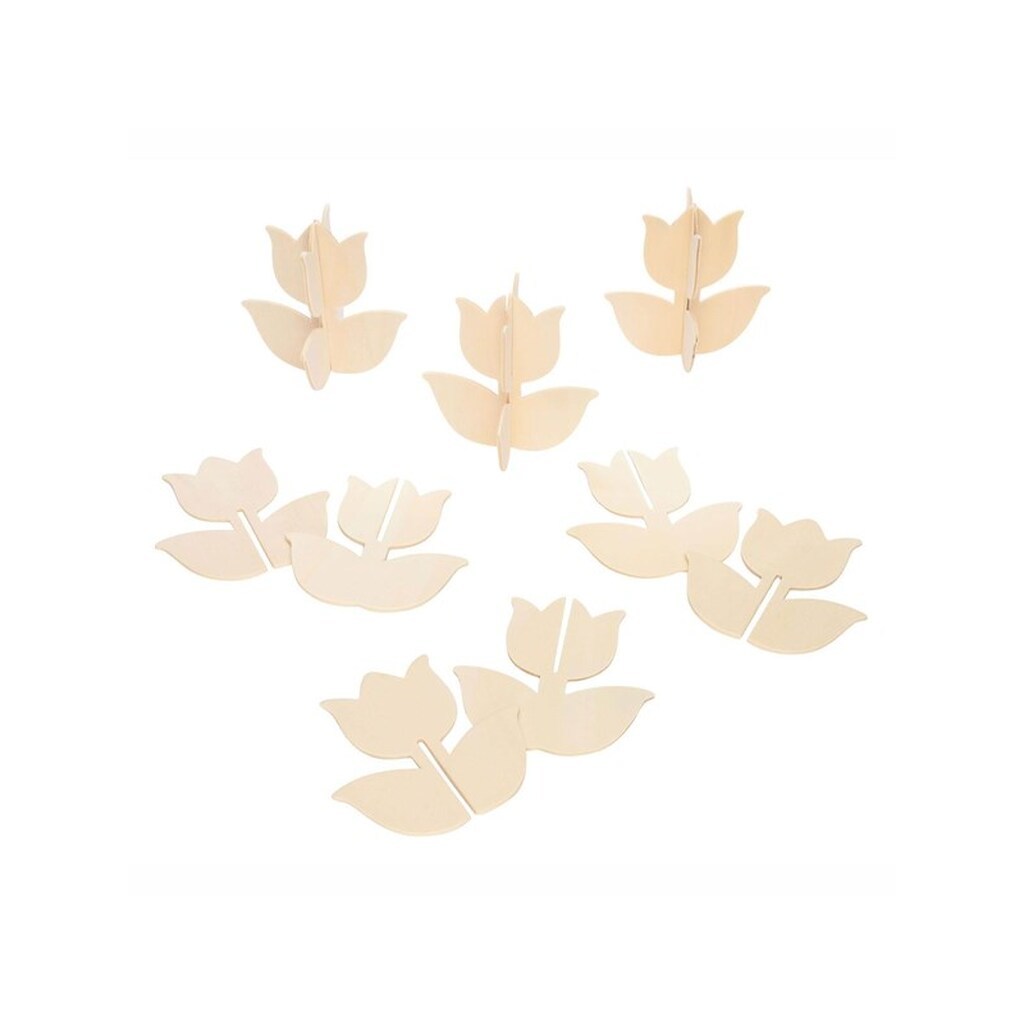 Colorations - Make and Decorate your own Wooden Tulip Set of 12