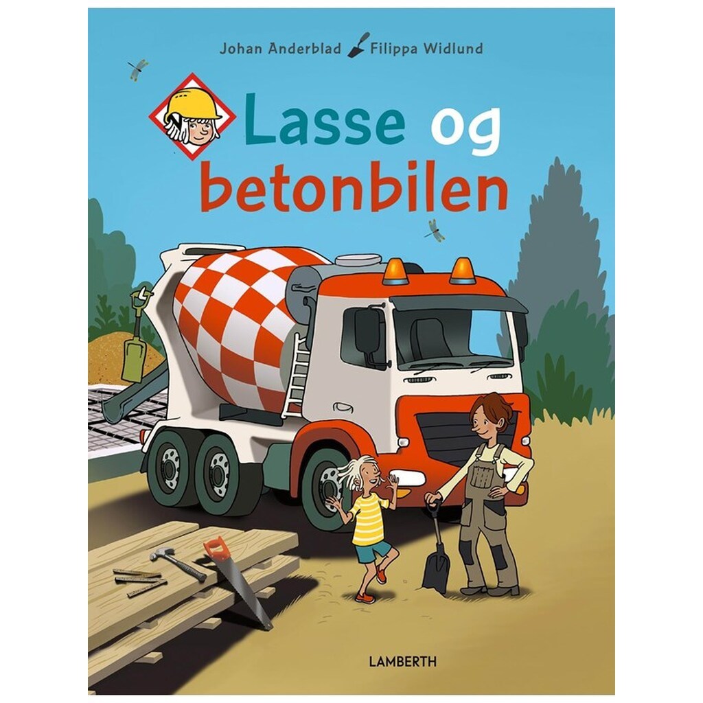 Lasse og betonbilen - Børnebog - paperback
