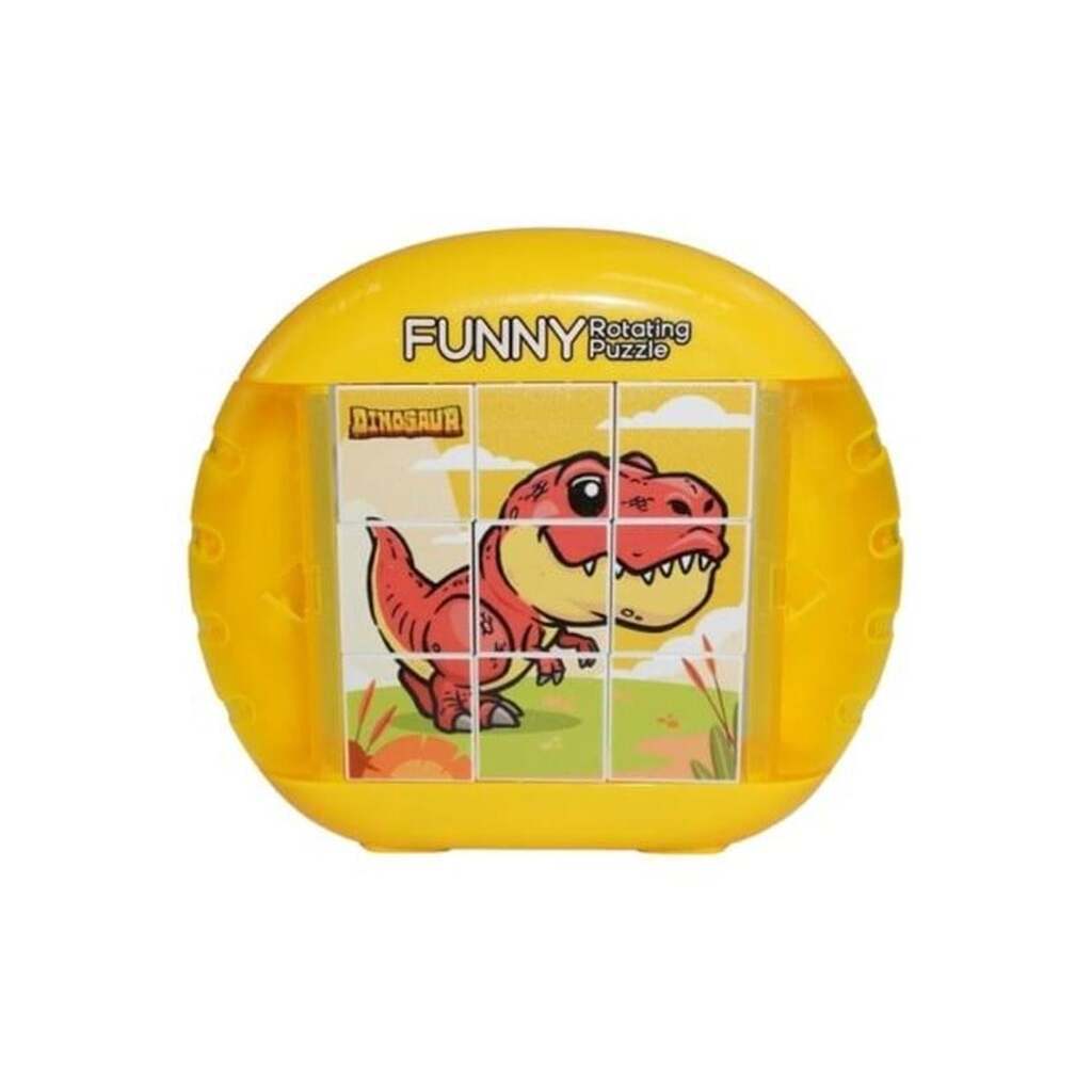 Pocket Money Dinosaur Rotating Puzzle - assorted
