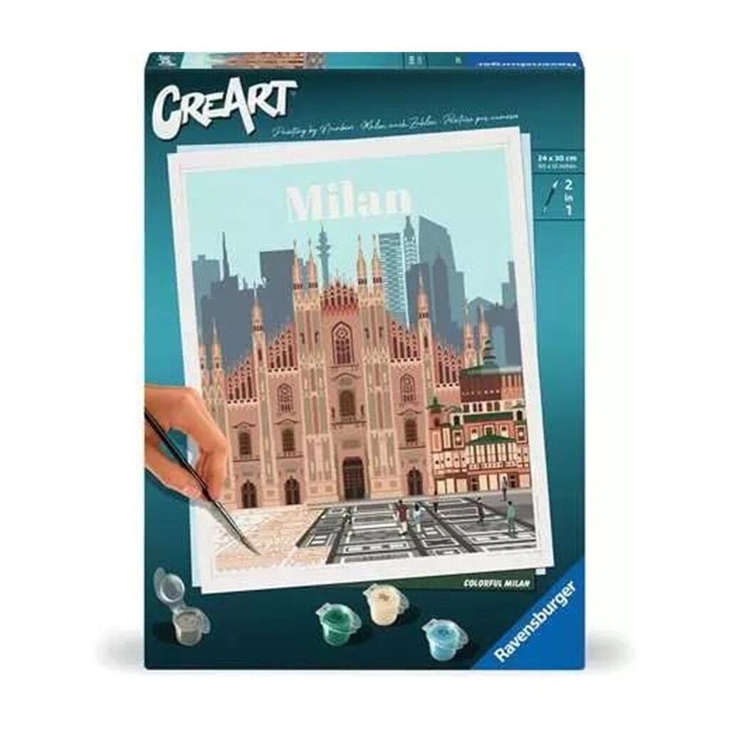 Ravensburger CreArt Painting by Numbers - Colorful Milan