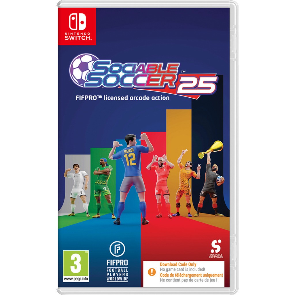 Sociable Soccer 25 (Code in a Box) - Nintendo Switch - Sport