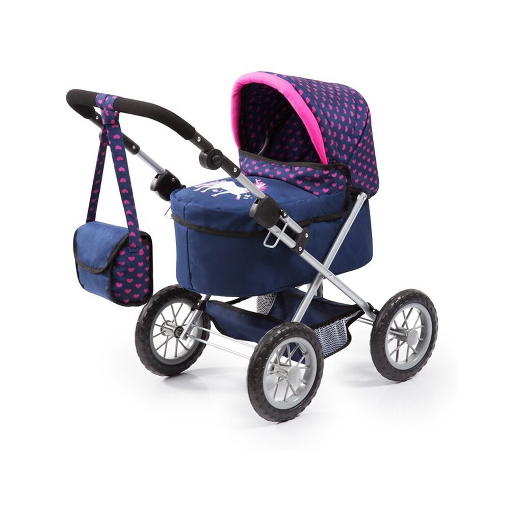 Bayer Design Doll&apos;s Pram Trendy - Dark Blue