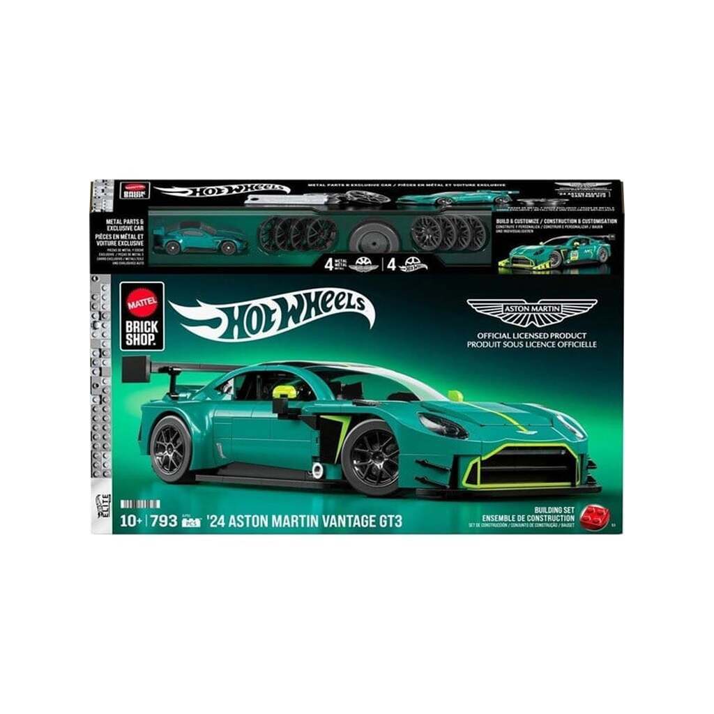Hot Wheels Brick Shop Elite Series Aston Martin Vantage GT3