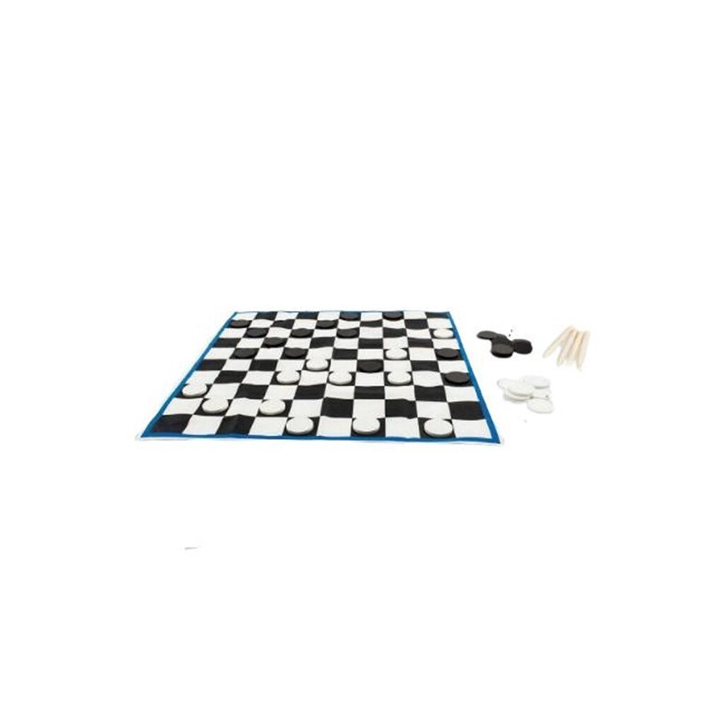BS Toys Checkers XL Wood - Puzzle Game