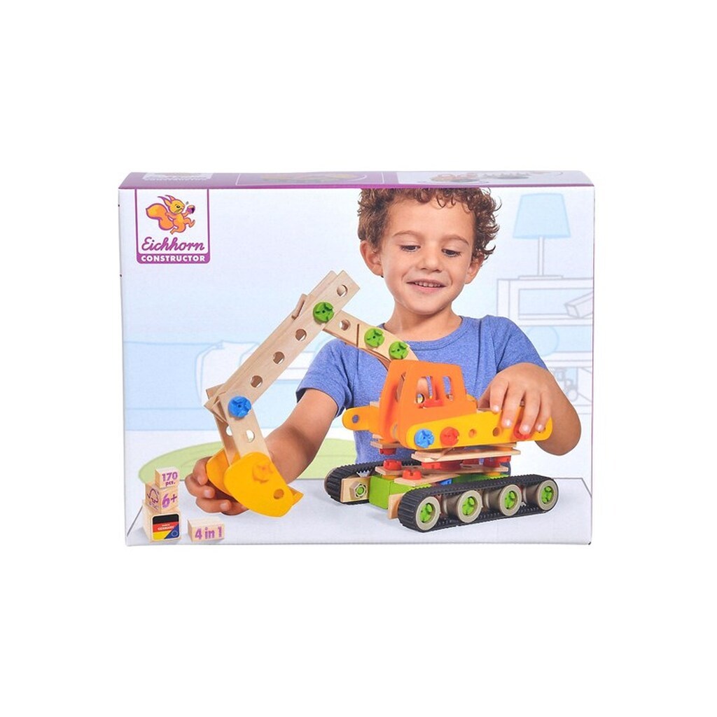 Eichhorn Constructor Work Vehicles 4in1 170pcs.