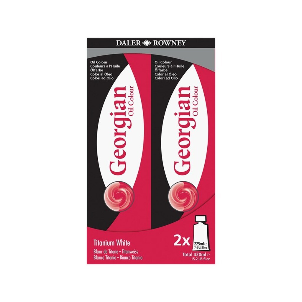 Daler-Rowney Georgian Oil 2x225 ml Titanium White