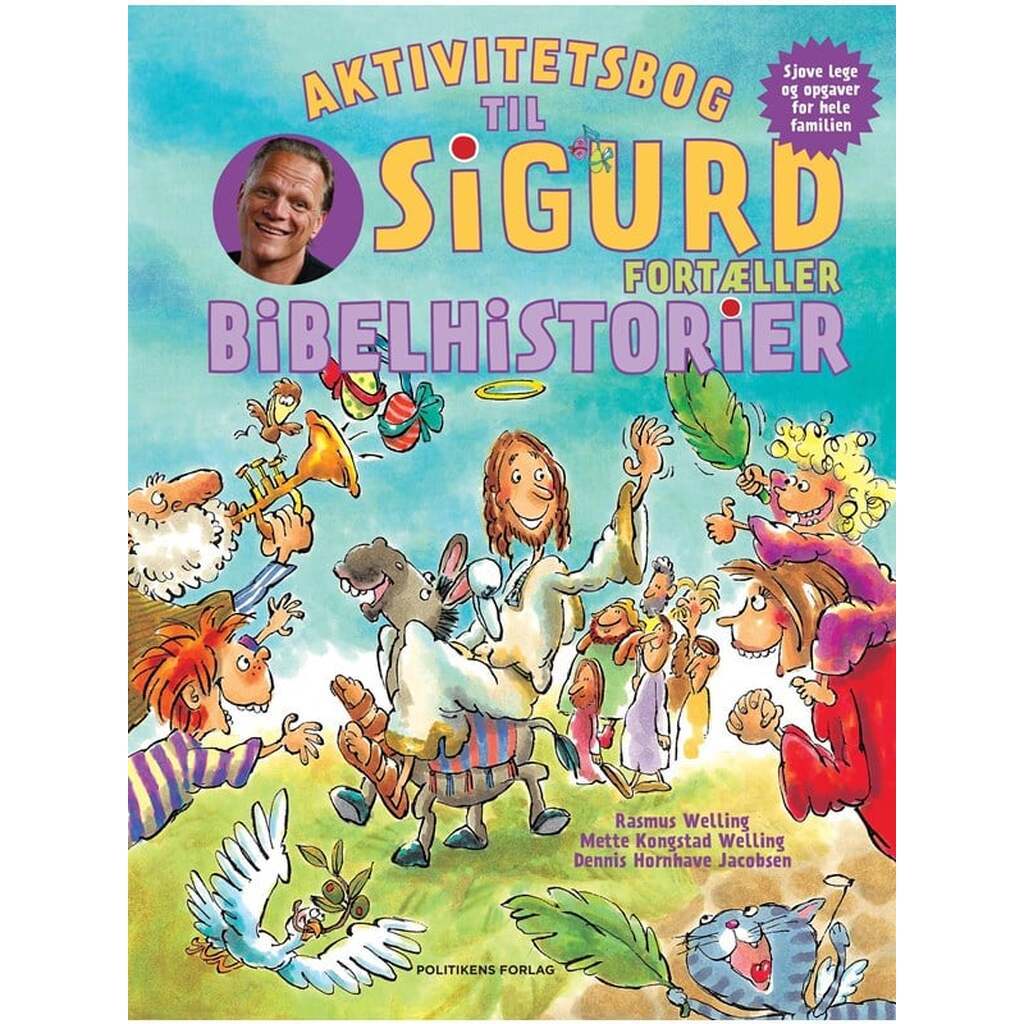 Sigurd fortæller bibelhistorier - aktivitetsbog - Børnebog - Hæfte