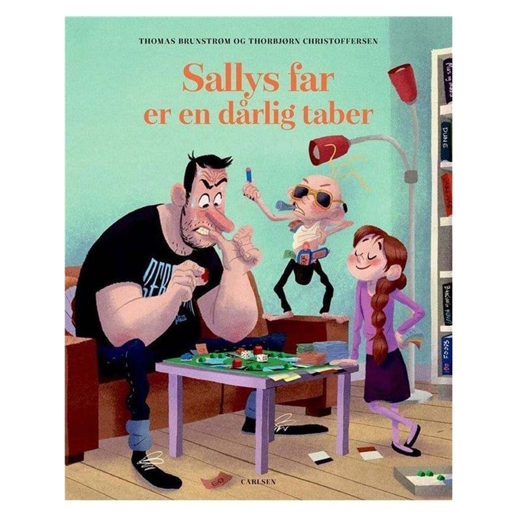 Sallys far er en dårlig taber - Børnebog - Hardcover