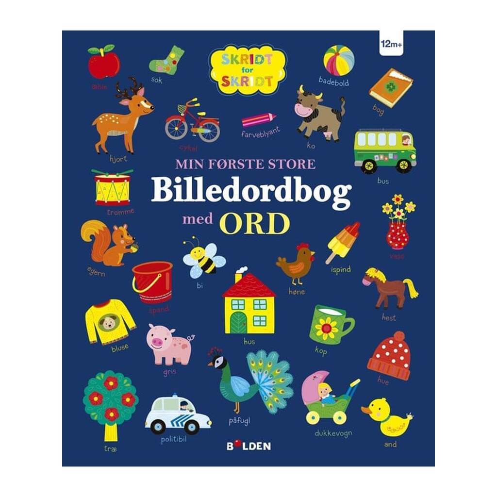 Min første store billedordbog med ord - Børnebog - Hardcover