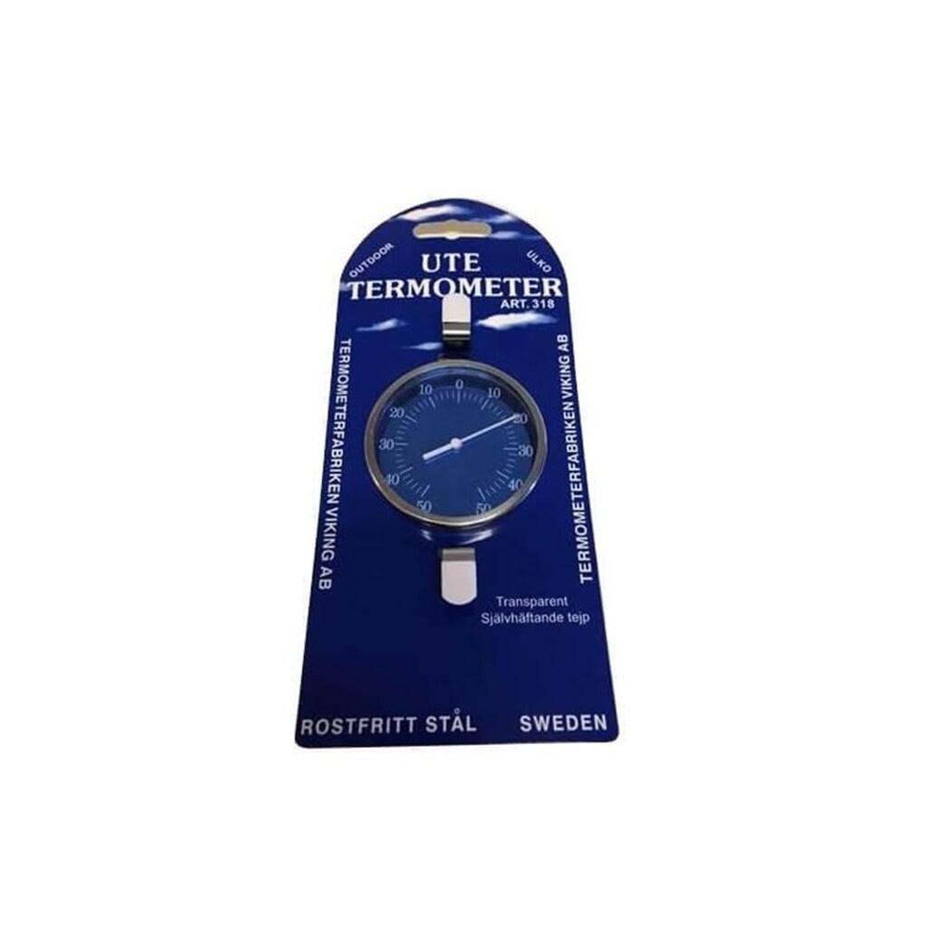 Termometerfabriken Thermometer In-/Outdoor Stainless steel