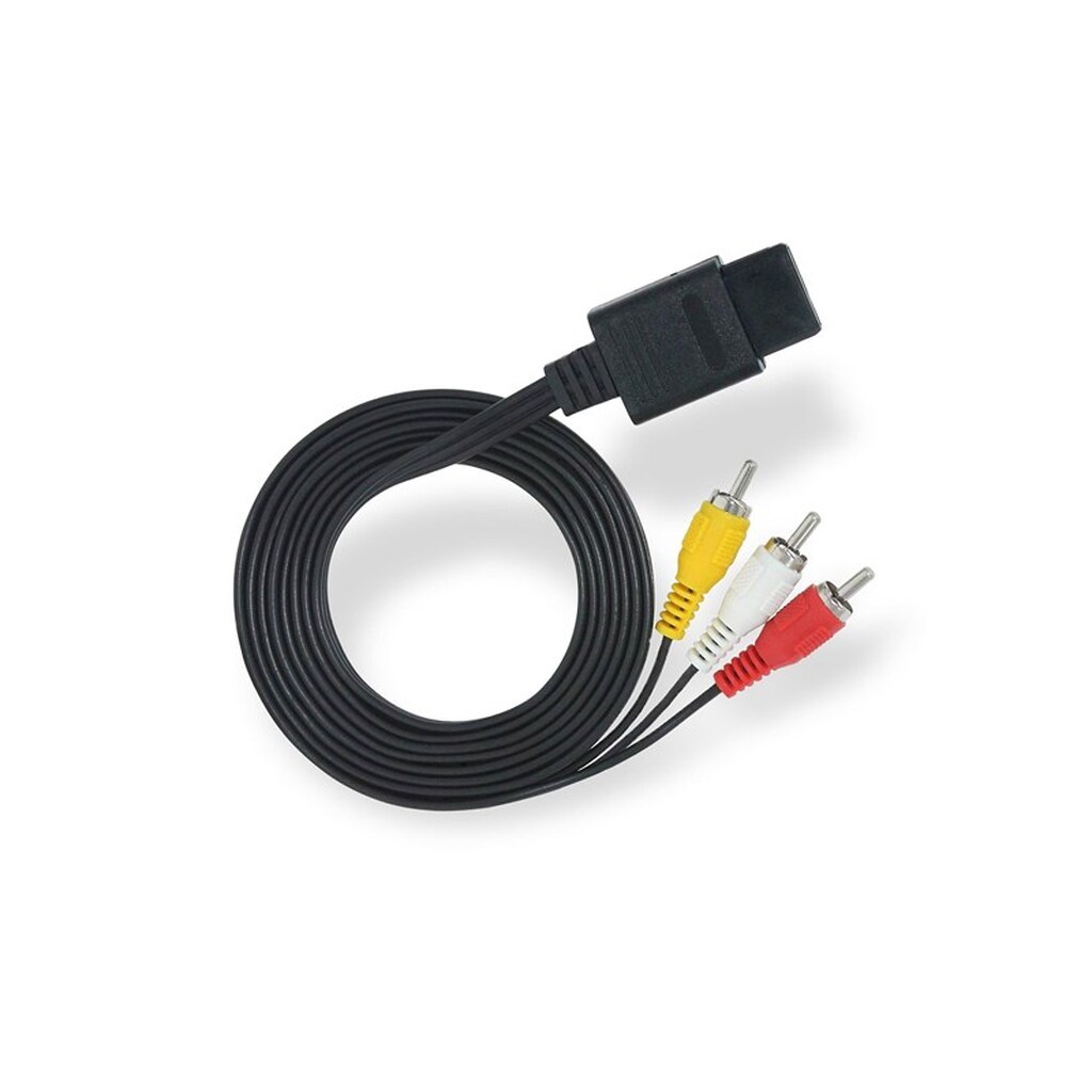 Trade Invaders GC/N64/SNES AV cable (in F&amp;G bag + label) - Nintendo 64