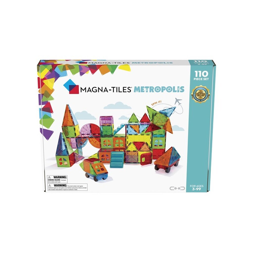 Magna-Tiles Metropolis 110 stk.  Magnetisk byggesæt