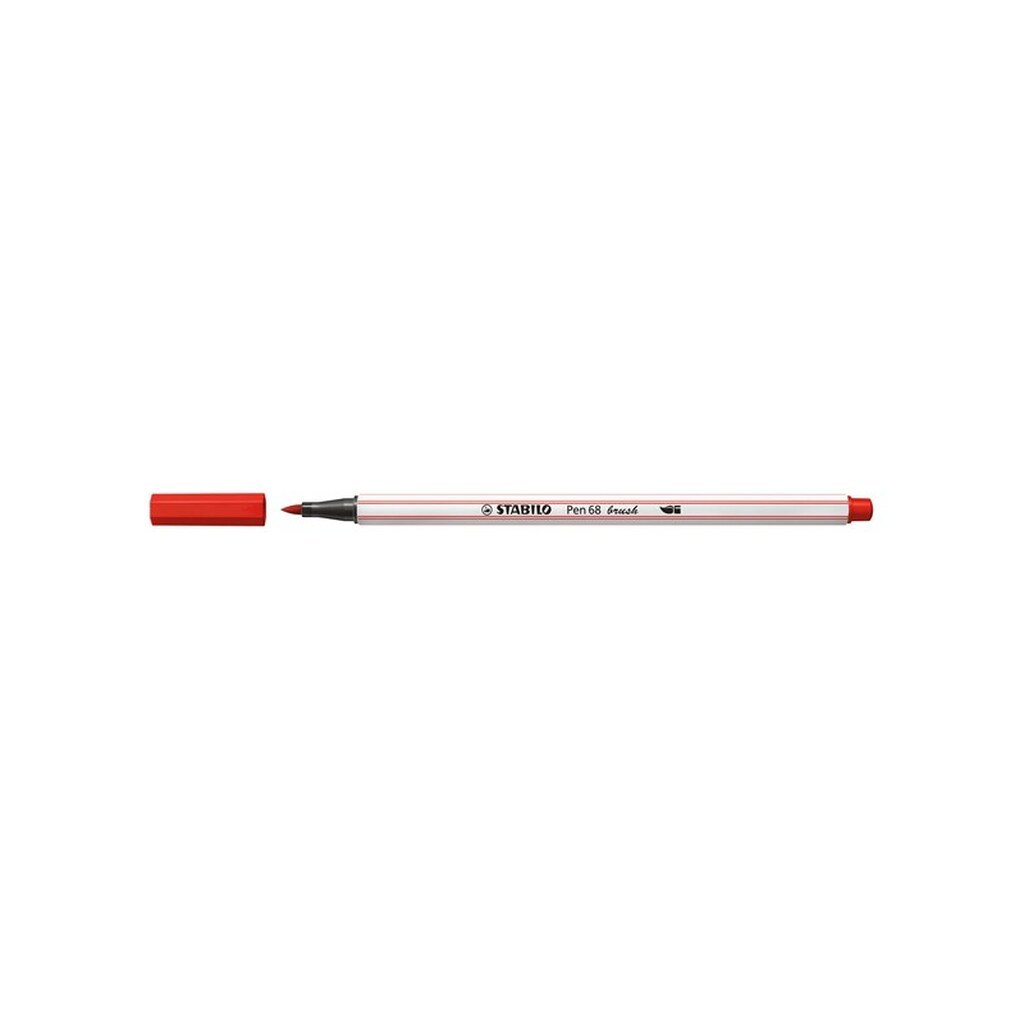 STABILO Pen 68 Brush - Felt-tip pen - Carmine red (48)