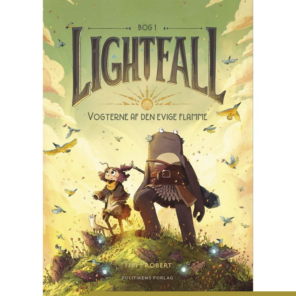 Lightfall 1 - Vogterne af den evige flamme - Børnebog - Hæfte