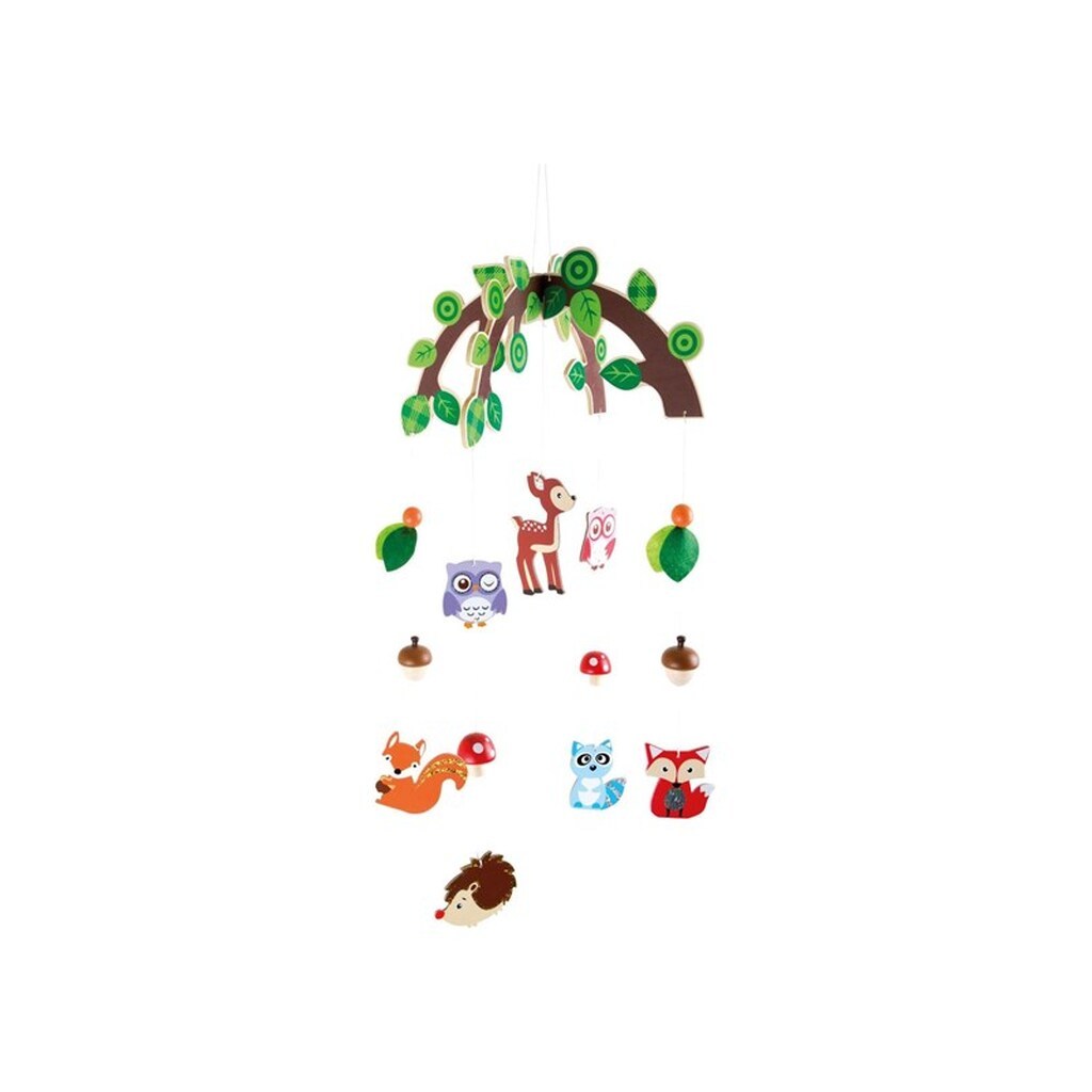 Small Foot - Wooden Baby Mobile Woodland Animals