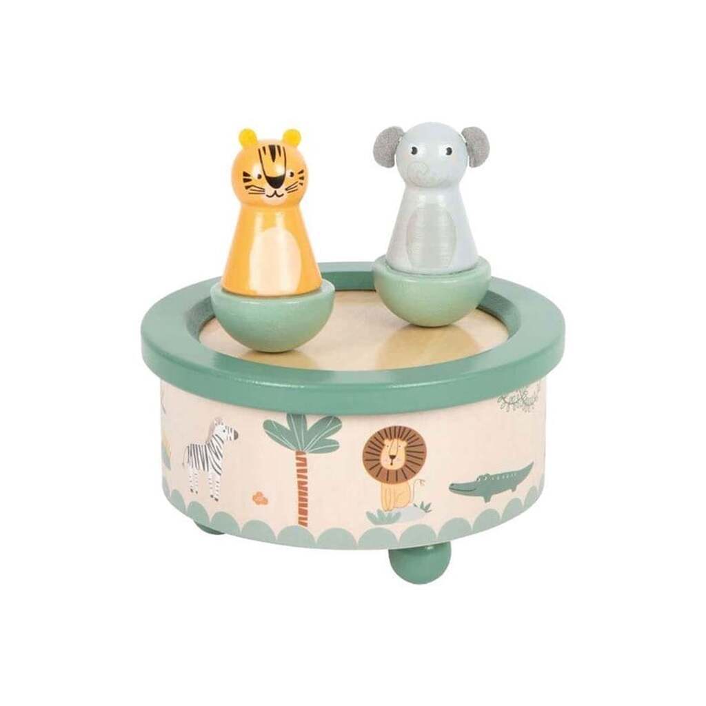 Small Foot - Wooden Music Box Safari FSC