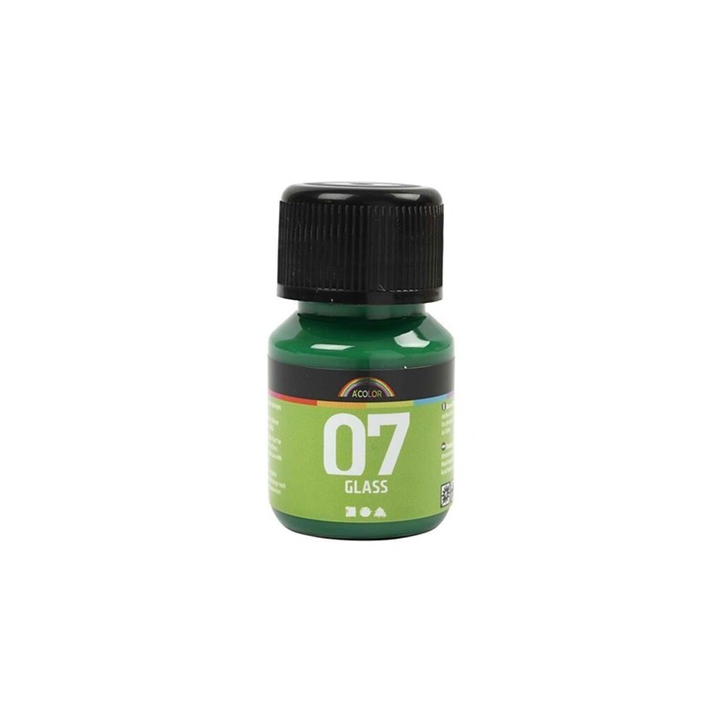 Creativ Company Permanent Glass Paint - Brilliant Green 30ml
