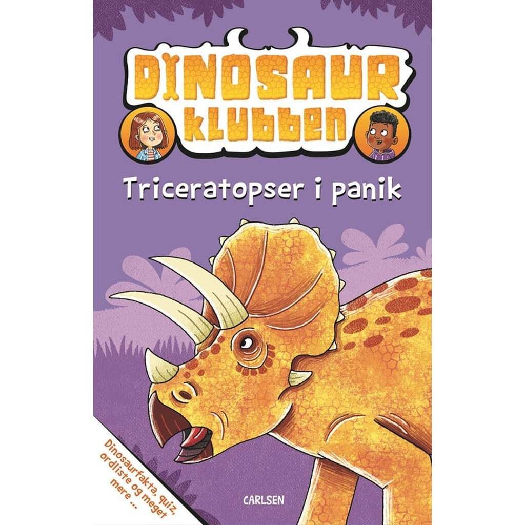 Dinosaurklubben (2): Triceratopser i panik - Børnebog - Hardcover