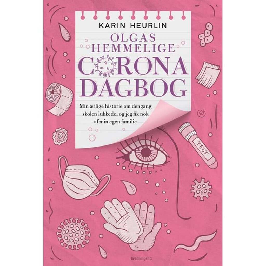 Olgas hemmelige Corona-dagbog - Børnebog - Hæfte