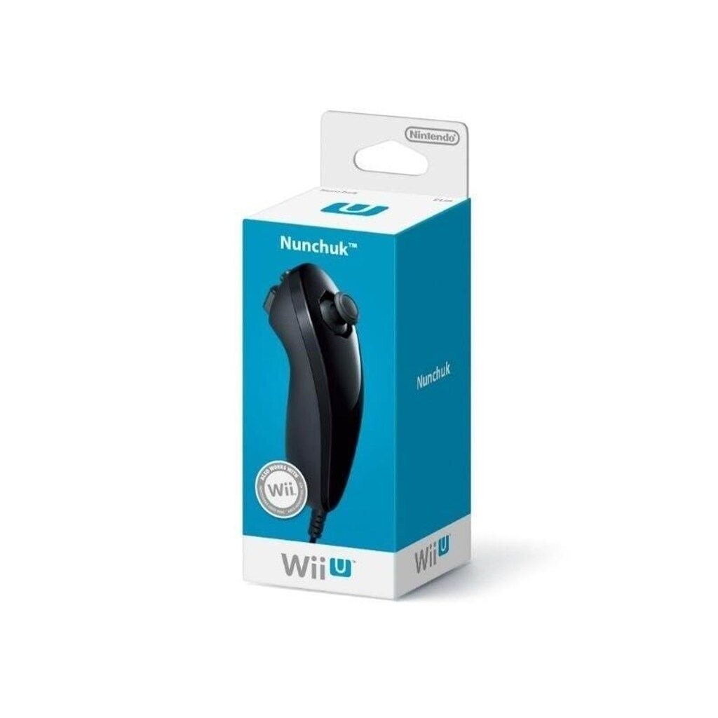 Nintendo Nunchuck - Black - Wired Controller - Nintendo Wii U