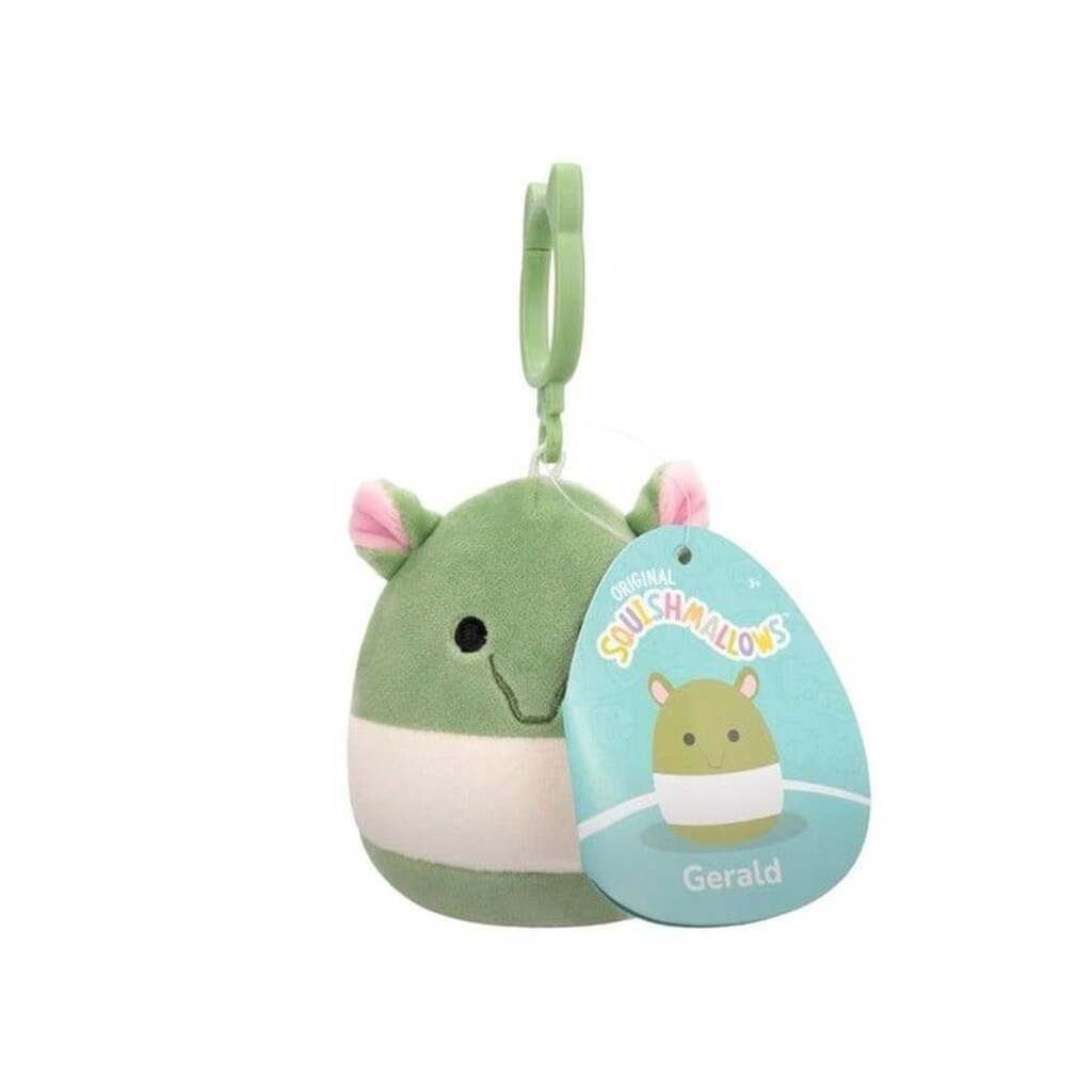Squishmallows - 9 cm P20 Clip On - Gerald Tapir