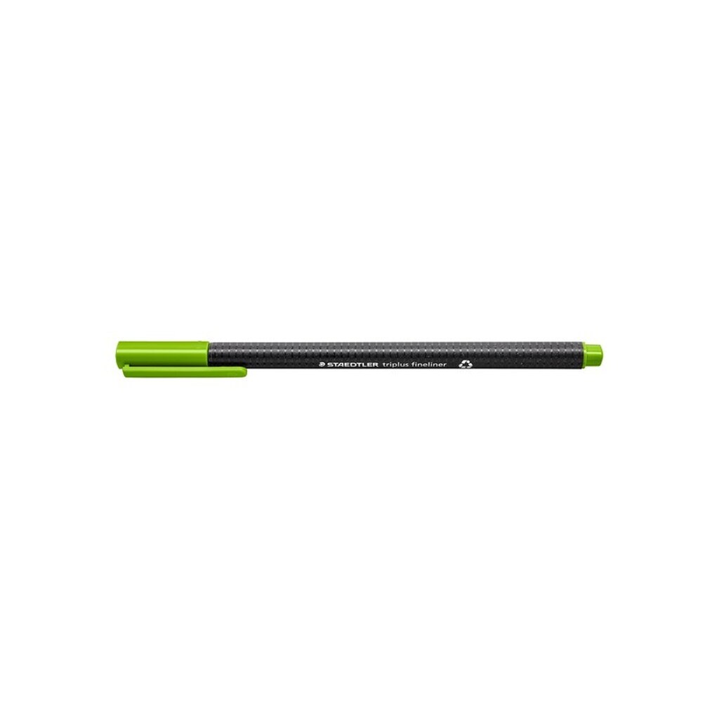 Staedtler TRIPLUS FINELINER rPP, 10 stk LYSE GRØN