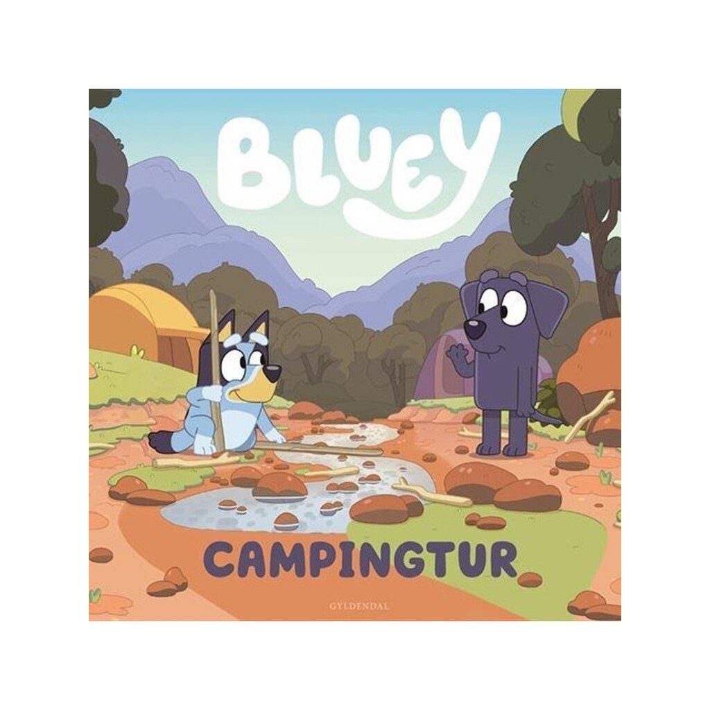 Bluey - Campingtur - Børnebog - Hardcover