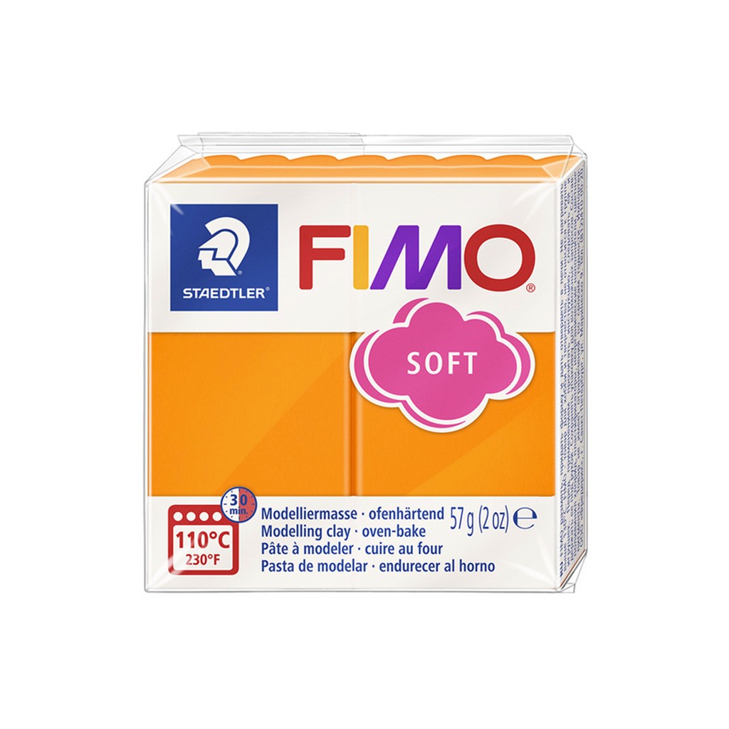Staedtler FIMO modeller soft 57g. Mandarin