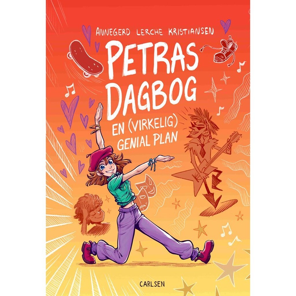 Petras dagbog - en (virkelig) genial plan - Børnebog - Hardcover