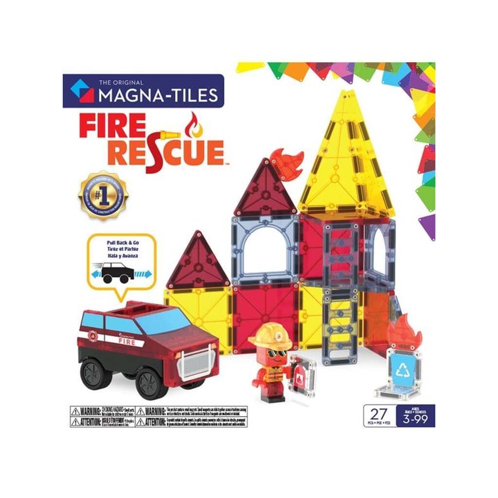 Magna-Tiles Brand- og redningsstation 27 dele