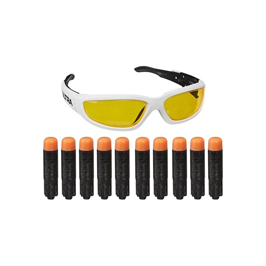 NERF Nerf Ultra Vision Gear-beskyttelsesbriller og 10 Nerf Ultra-pile