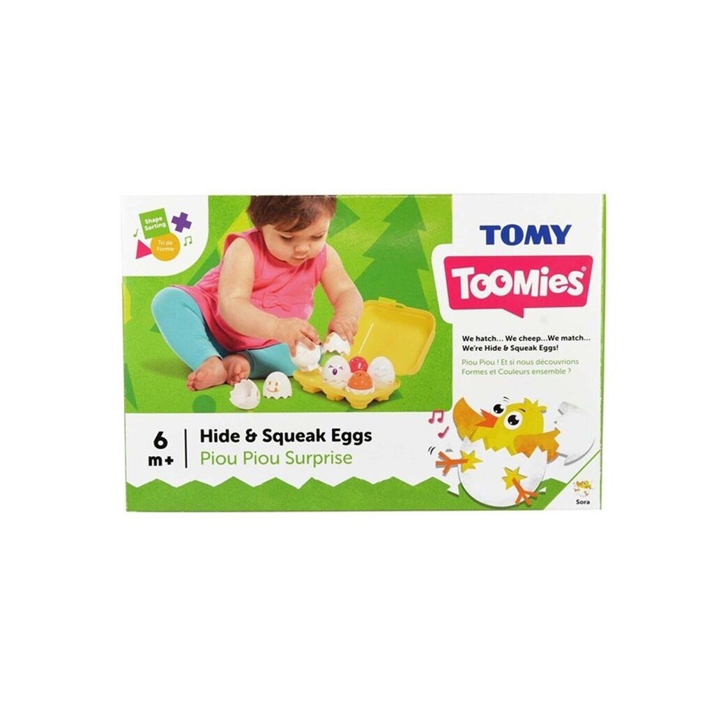 Tomy Toomies - Hide &amp; Squeak Eggs