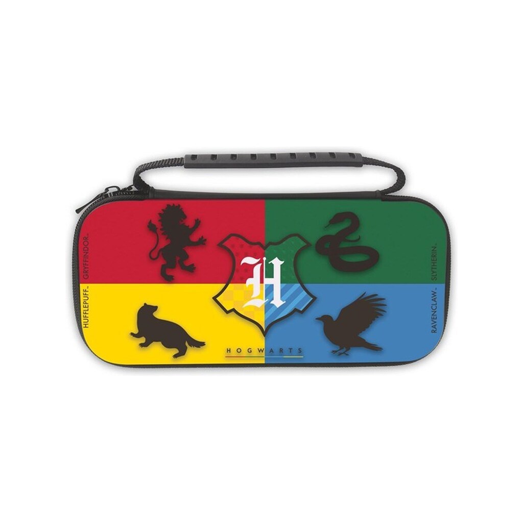 Freaks And Geeks Harry Potter XL size bag for Nintendo Switch and Switch OLED - Multicolor - 4 Houses - Miscellaneous Tilbehør til spillekonsol - Nintendo Switch
