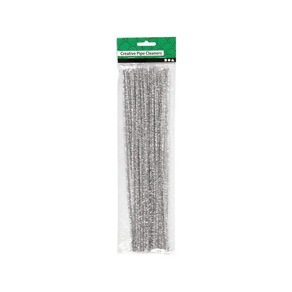 Creativ Company - Chenille Silver 30cm 24pcs.