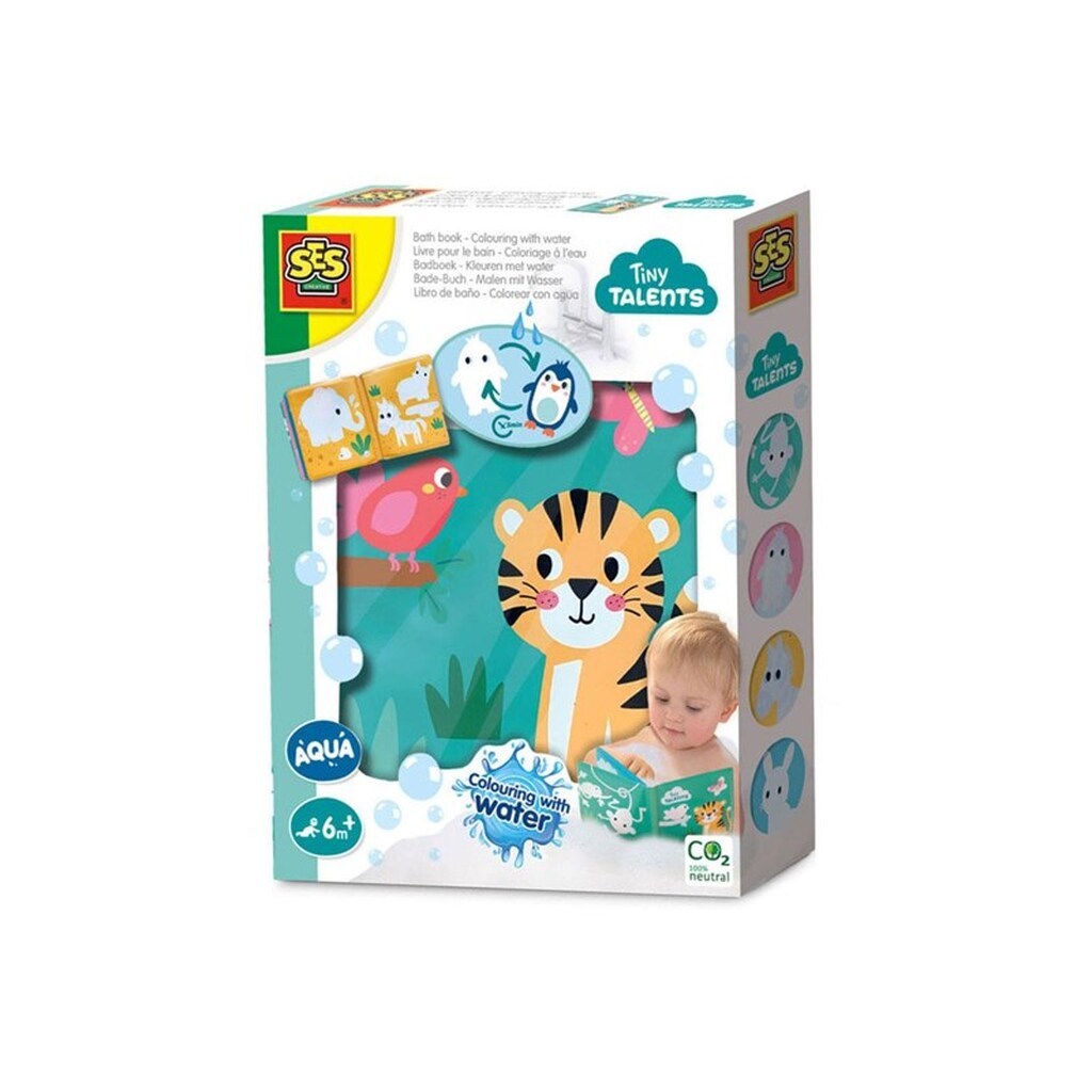 SES Creative Tiny Talents Bath Book - Coloring With Water