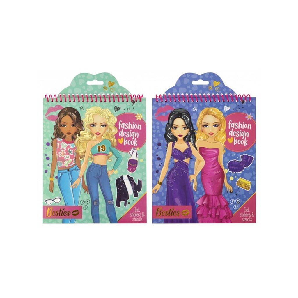 Creative Craft Group BESTIES Fashion Designer Book 24x20cm.