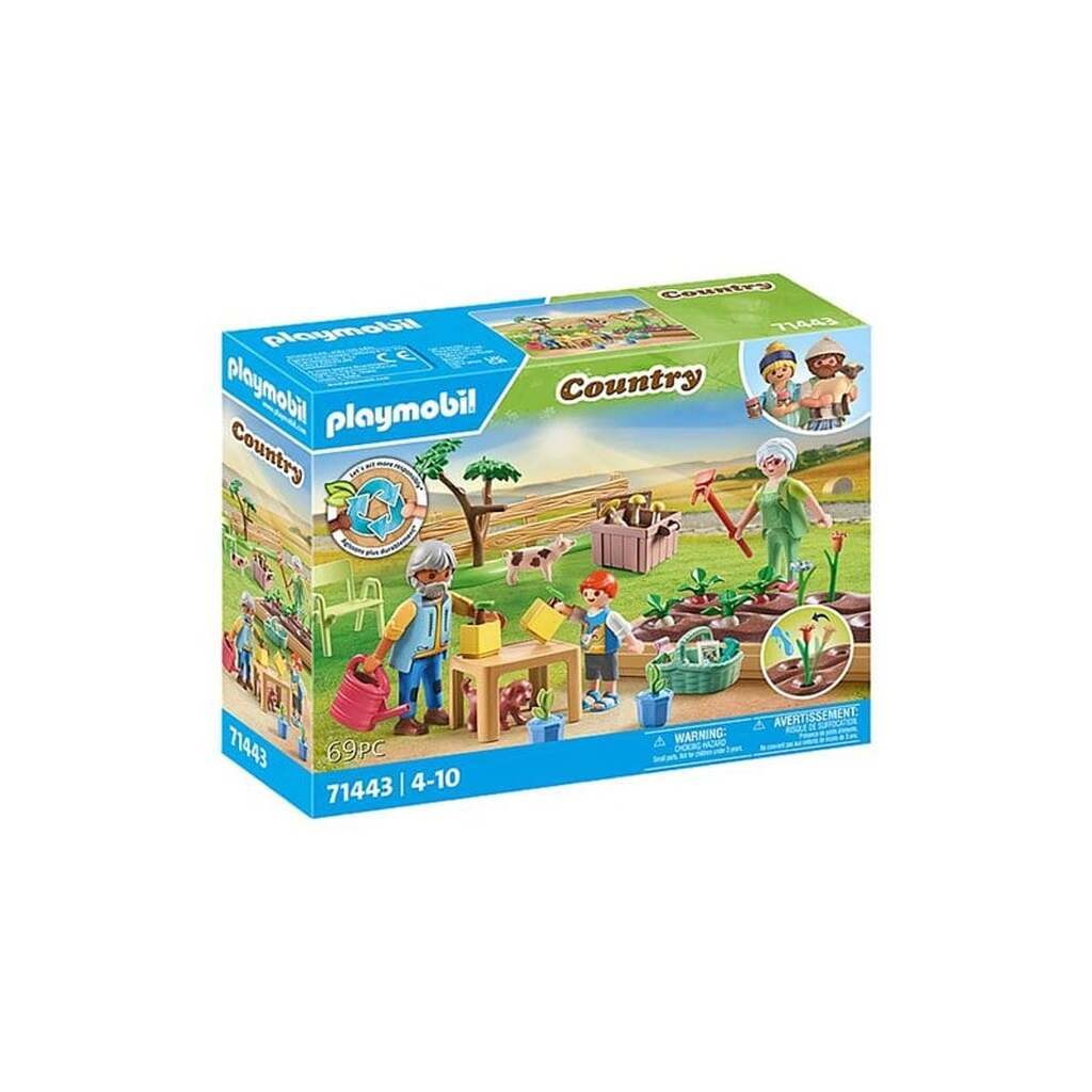 Playmobil Country - Idyllisk køkkenhave med bedsteforældre