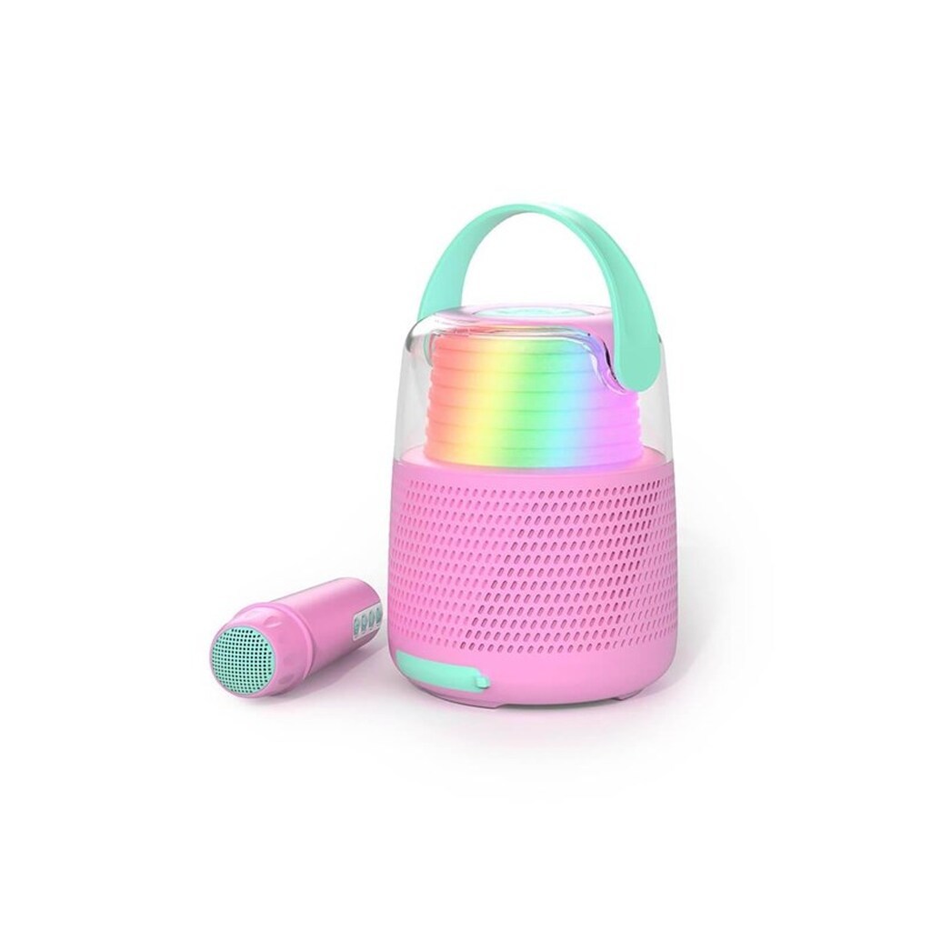 MOB Speaker Karaoke Kit Mic Rosa