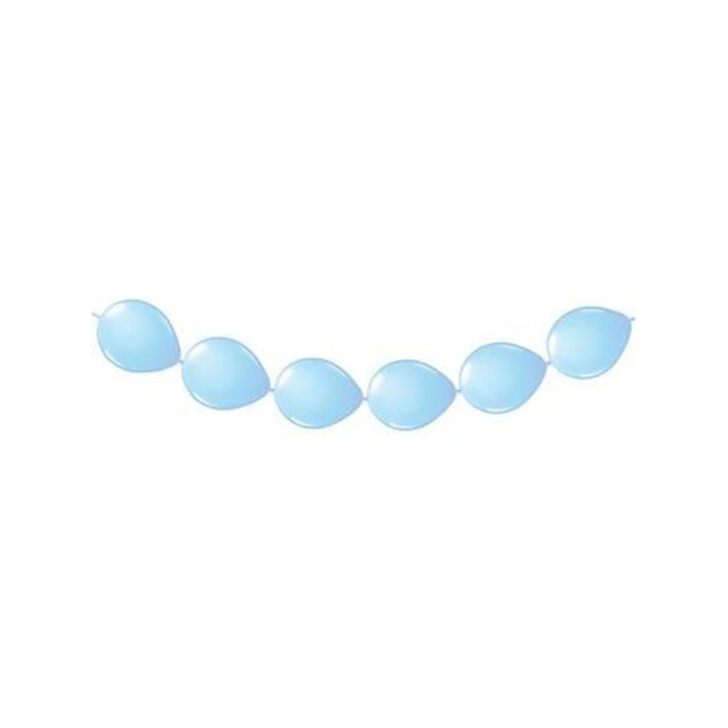 Folat BV Light Blue Knot Balloons 8 pcs.