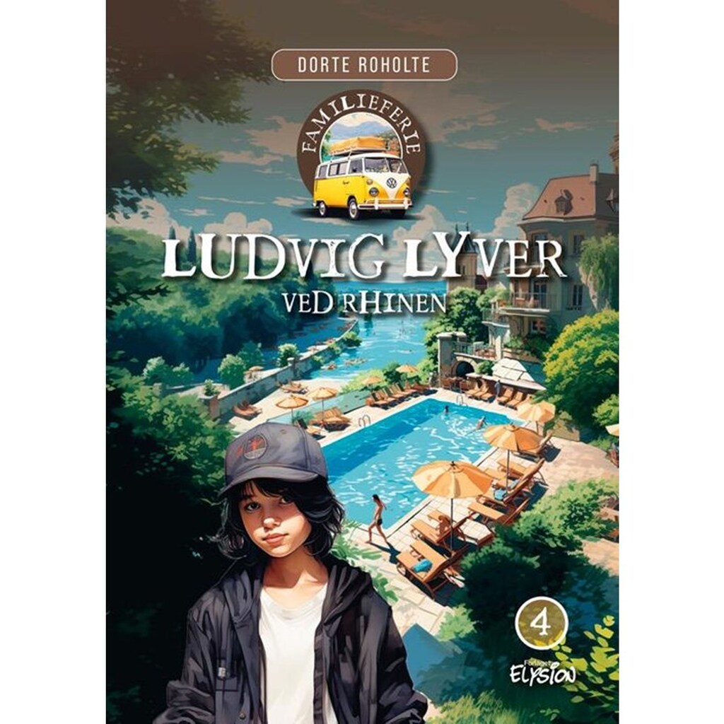 Ludvig lyver - ved Rhinen - Børnebog - hardback