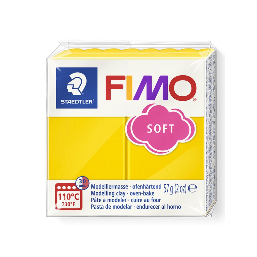 Staedtler FIMO modeller soft 57g. Gul