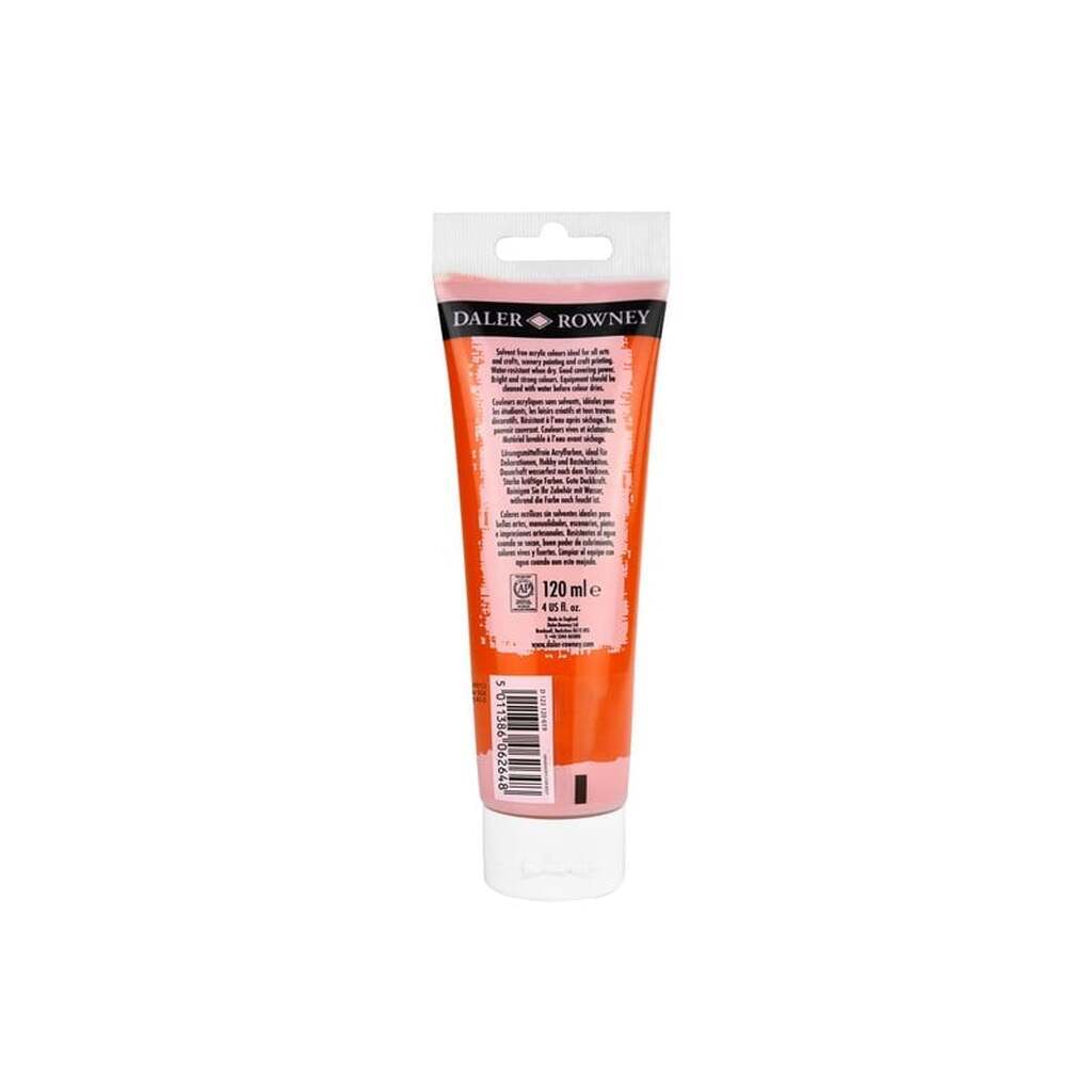 Daler-Rowney Graduate Acrylic 120 ml Cadmium Orange Hue