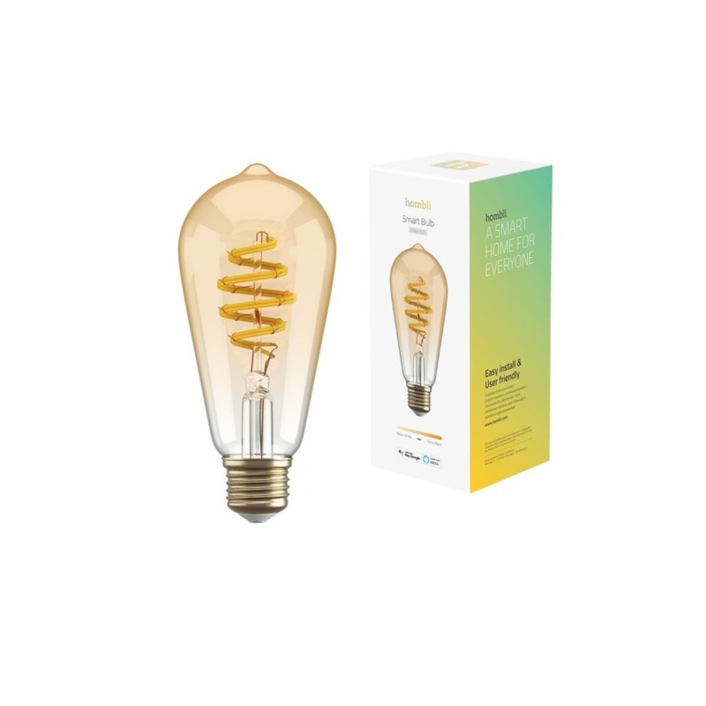 Hombli Smart Bulb ST64 CCT Filament (E27) Amber