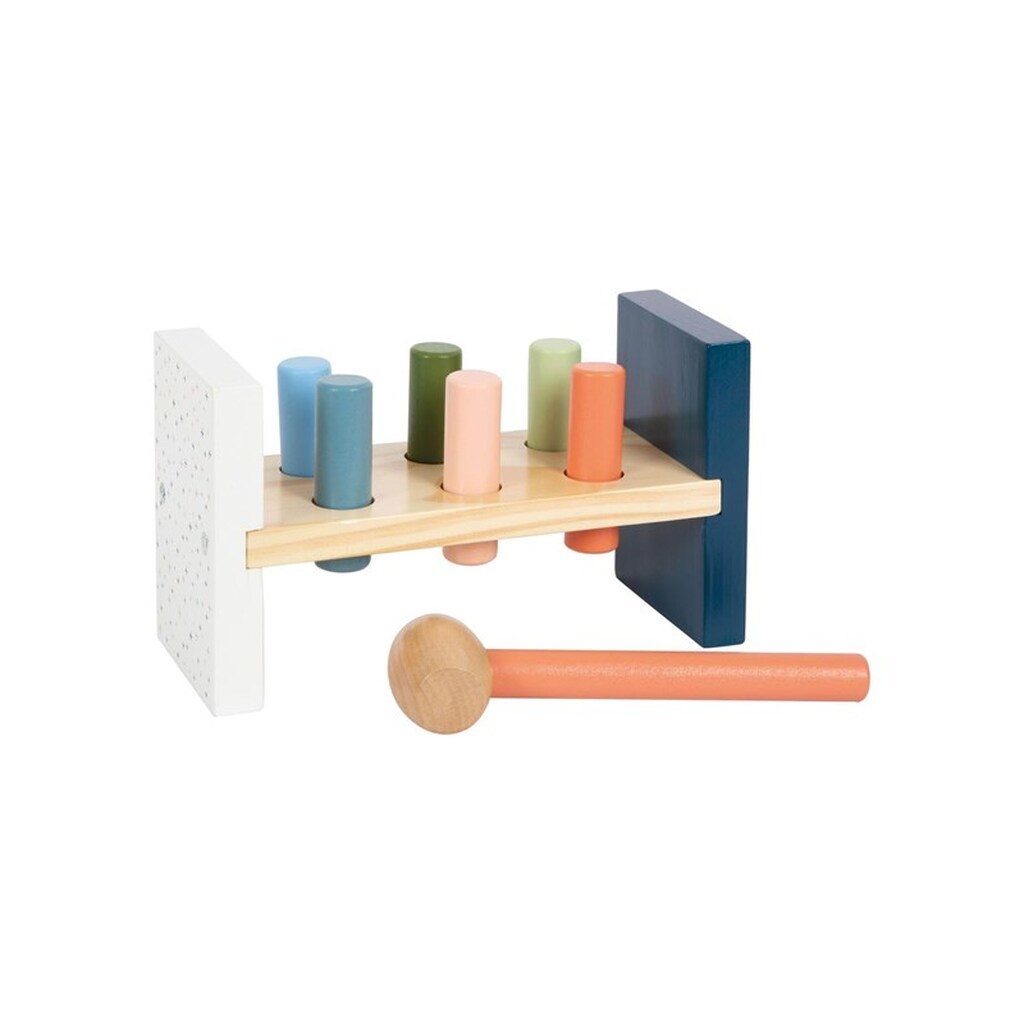 Small Foot - Wooden Hammer Bench Arctic 8 pcs.