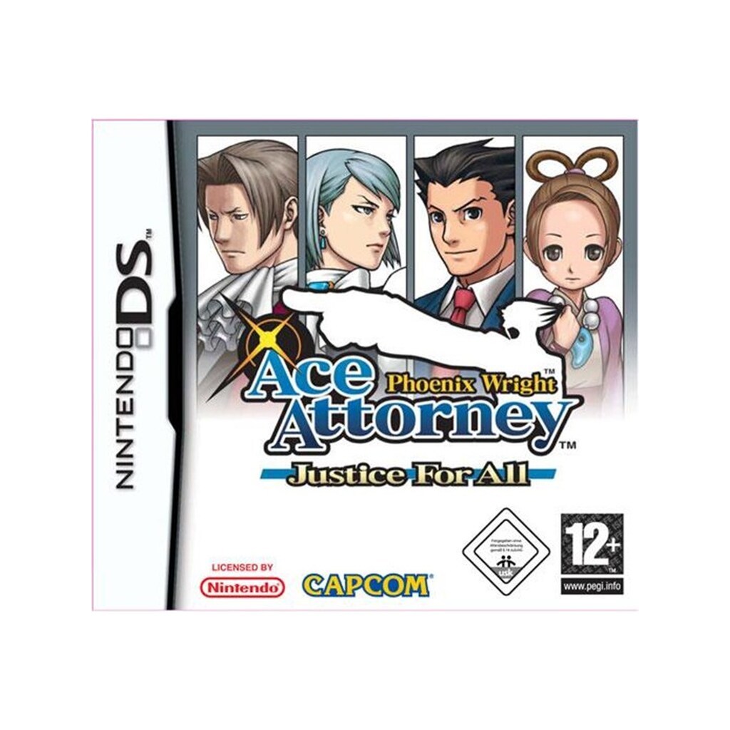 Phoenix Wright: Ace Attorney - Justice For All - Nintendo DS - Action/Adventure